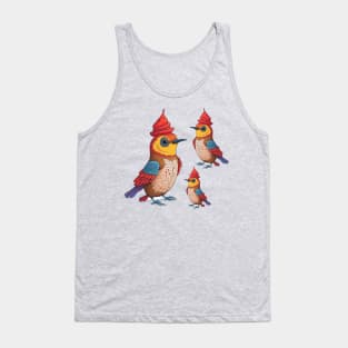 woodpecker in party mood Tank Top